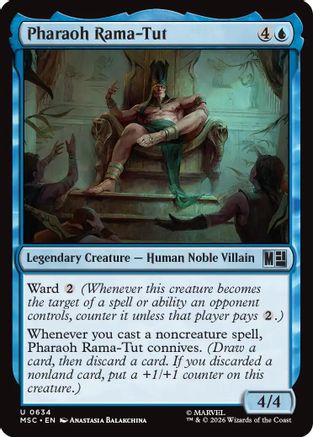 Pharaoh Rama-Tut  (MSC-634) - [Commander: Marvel Super Heroes]
