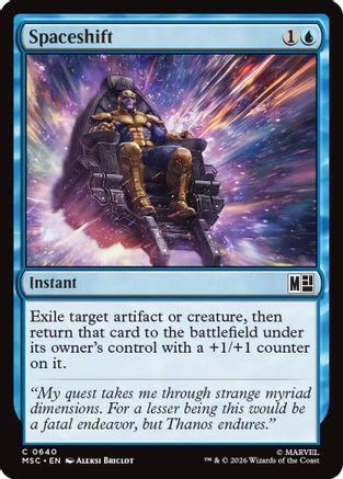Spaceshift  [Foil]  (MSC-640) - [Commander: Marvel Super Heroes]