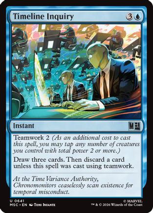 Timeline Inquiry  [Foil]  (MSC-641) - [Commander: Marvel Super Heroes]