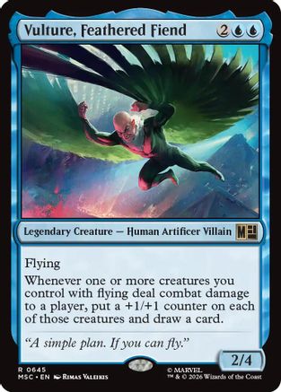 Vulture, Feathered Fiend  (MSC-645) - [Commander: Marvel Super Heroes]