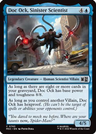 Doc Ock, Sinister Scientist  [Foil]  (MSC-783) - [Commander: Marvel Super Heroes]