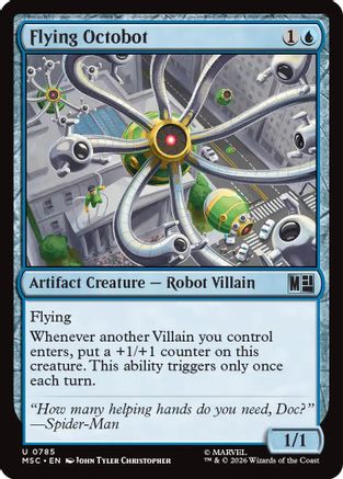 Flying Octobot  [Foil]  (MSC-785) - [Commander: Marvel Super Heroes]