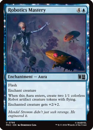 Robotics Mastery  [Foil]  (MSC-786) - [Commander: Marvel Super Heroes]