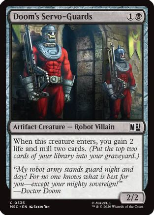 Doom's Servo-Guards  (MSC-535) - [Commander: Marvel Super Heroes]