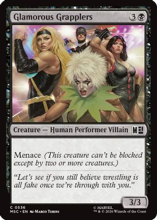 Glamorous Grapplers  [Foil]  (MSC-536) - [Commander: Marvel Super Heroes]