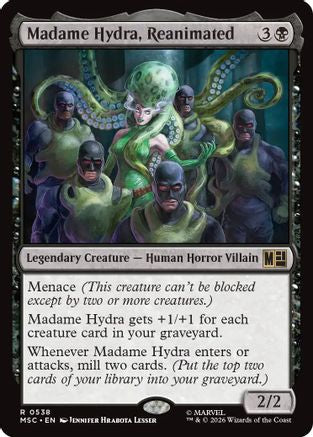 Madame Hydra, Reanimated  [Foil]  (MSC-538) - [Commander: Marvel Super Heroes]