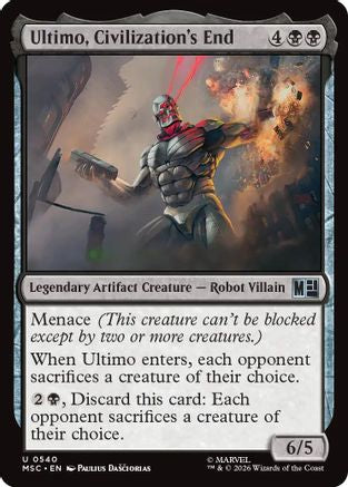 Ultimo, Civilization's End  [Foil]  (MSC-540) - [Commander: Marvel Super Heroes]