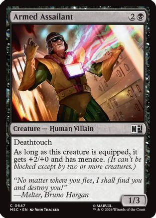 Armed Assailant  [Foil]  (MSC-647) - [Commander: Marvel Super Heroes]