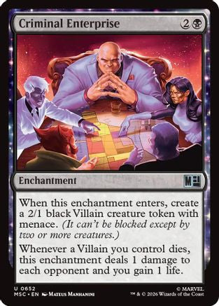 Criminal Enterprise  (MSC-652) - [Commander: Marvel Super Heroes]