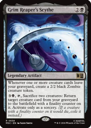 Grim Reaper's Scythe  (MSC-658) - [Commander: Marvel Super Heroes]