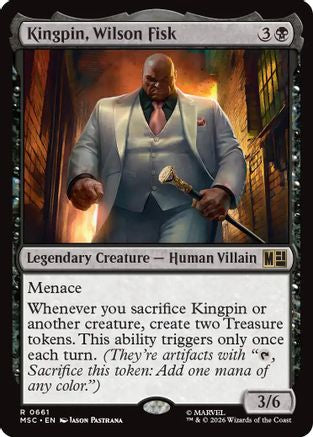 Kingpin, Wilson Fisk  (MSC-661) - [Commander: Marvel Super Heroes]