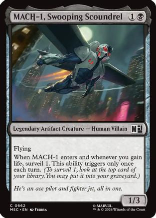 MACH-1, Swooping Scoundrel  (MSC-662) - [Commander: Marvel Super Heroes]