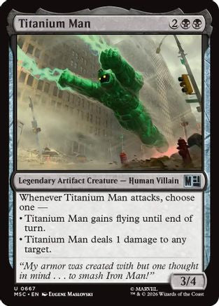 Titanium Man  [Foil]  (MSC-667) - [Commander: Marvel Super Heroes]