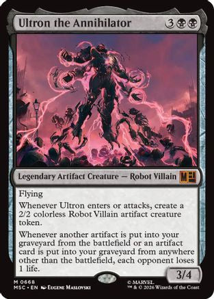 Ultron the Annihilator  (MSC-668) - [Commander: Marvel Super Heroes]