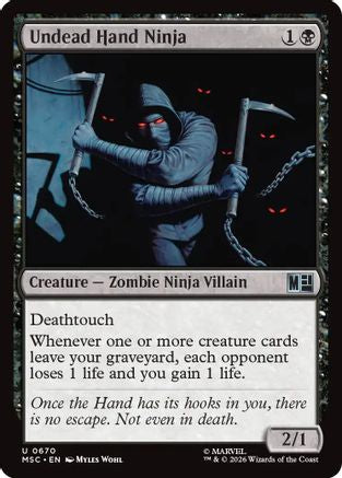 Undead Hand Ninja  (MSC-670) - [Commander: Marvel Super Heroes]