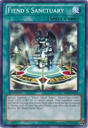 Fiend's Sanctuary [BP01-EN076] Starfoil Rare - Trinity Hobby