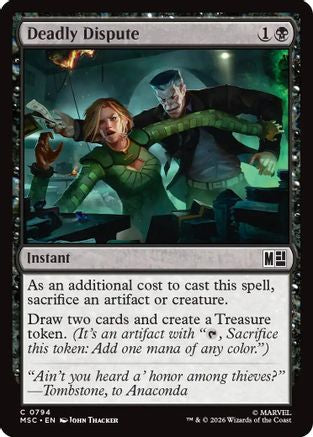 Deadly Dispute  [Foil]  (MSC-794) - [Commander: Marvel Super Heroes]