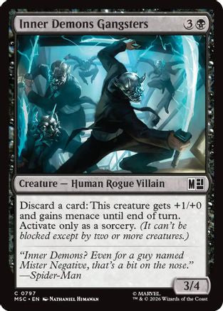 Inner Demons Gangsters  (MSC-797) - [Commander: Marvel Super Heroes]