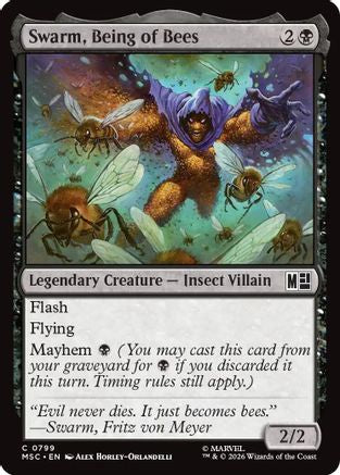 Swarm, Being of Bees  (MSC-799) - [Commander: Marvel Super Heroes]