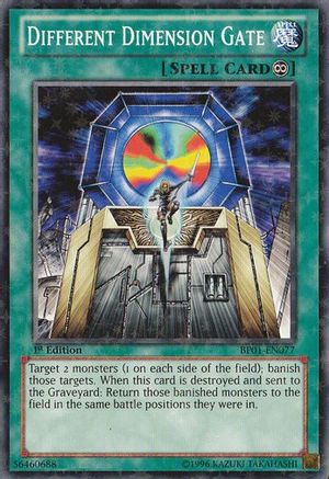 Different Dimension Gate [BP01-EN077] Starfoil Rare - Trinity Hobby
