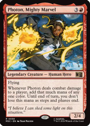 Photon, Mighty Marvel  (MSC-058) - [Commander: Marvel Super Heroes]