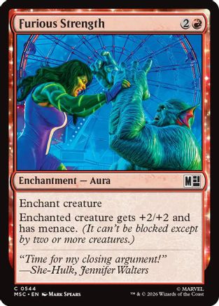 Furious Strength  (MSC-544) - [Commander: Marvel Super Heroes]