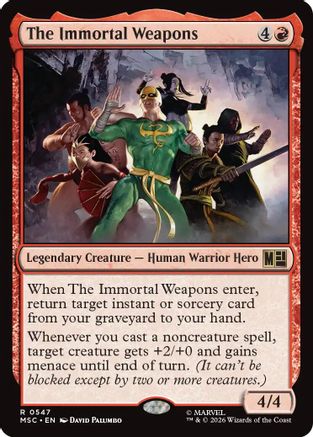 The Immortal Weapons  (MSC-547) - [Commander: Marvel Super Heroes]
