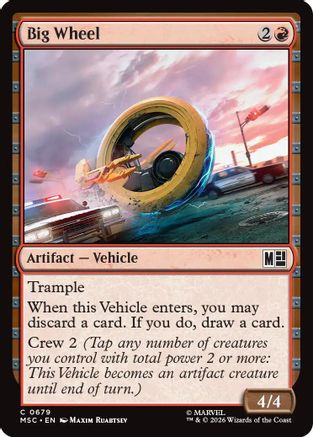 Big Wheel  (MSC-679) - [Commander: Marvel Super Heroes]
