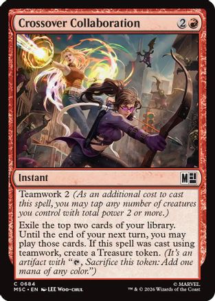 Crossover Collaboration  [Foil]  (MSC-684) - [Commander: Marvel Super Heroes]