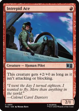 Intrepid Ace  [Foil]  (MSC-691) - [Commander: Marvel Super Heroes]