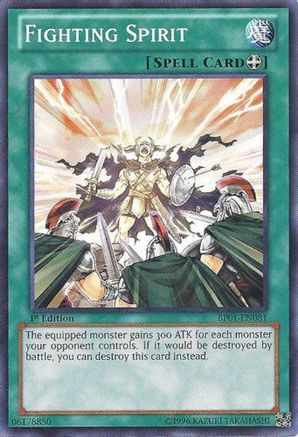 Fighting Spirit [BP01-EN081] Starfoil Rare - Trinity Hobby