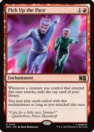 Pick Up the Pace  (MSC-702) - [Commander: Marvel Super Heroes]