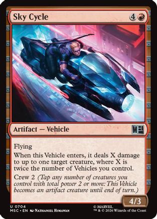 Sky Cycle  (MSC-704) - [Commander: Marvel Super Heroes]