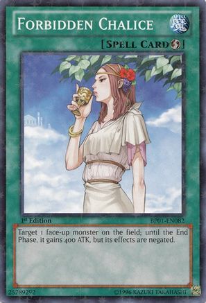 Forbidden Chalice [BP01-EN082] Starfoil Rare - Trinity Hobby