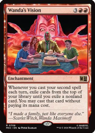 Wanda's Vision  (MSC-708) - [Commander: Marvel Super Heroes]