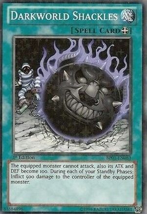 Darkworld Shackles [BP01-EN083] Starfoil Rare - Trinity Hobby