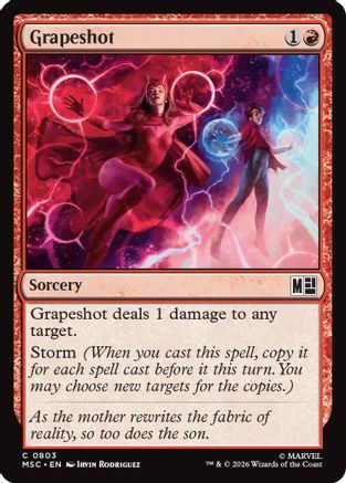 Grapeshot  (MSC-803) - [Commander: Marvel Super Heroes]