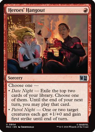 Heroes' Hangout  (MSC-804) - [Commander: Marvel Super Heroes]
