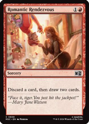 Romantic Rendezvous  [Foil]  (MSC-808) - [Commander: Marvel Super Heroes]
