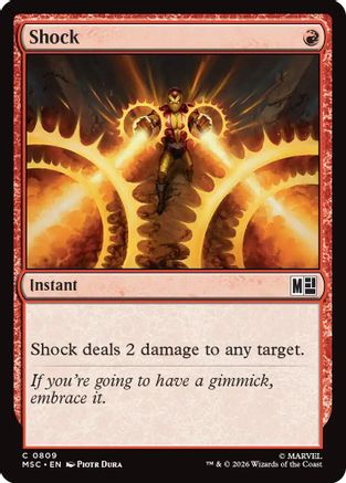 Shock  (MSC-809) - [Commander: Marvel Super Heroes]