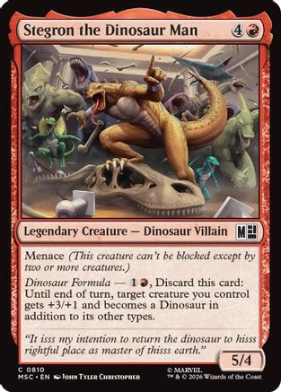 Stegron the Dinosaur Man  (MSC-810) - [Commander: Marvel Super Heroes]