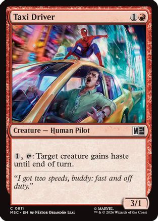 Taxi Driver  (MSC-811) - [Commander: Marvel Super Heroes]