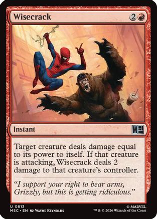 Wisecrack  (MSC-813) - [Commander: Marvel Super Heroes]