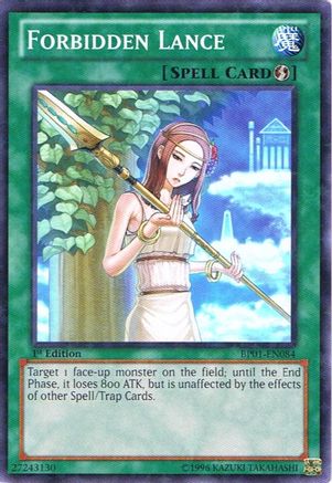 Forbidden Lance [BP01-EN084] Starfoil Rare - Trinity Hobby