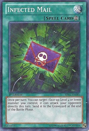 Infected Mail [BP01-EN085] Starfoil Rare - Trinity Hobby