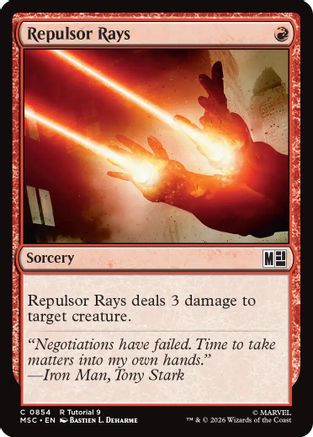 Repulsor Rays  (MSC-854) - [Commander: Marvel Super Heroes]