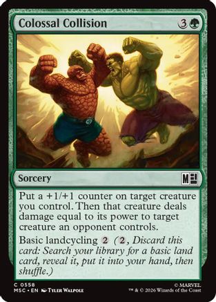 Colossal Collision  [Foil]  (MSC-558) - [Commander: Marvel Super Heroes]