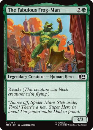 The Fabulous Frog-Man  (MSC-559) - [Commander: Marvel Super Heroes]