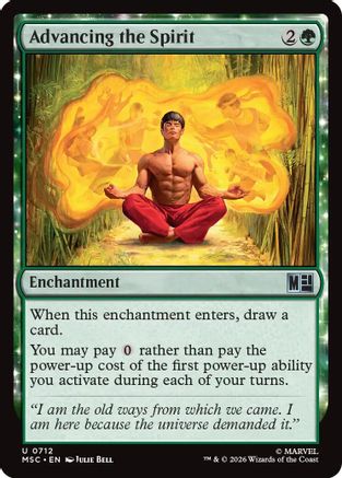 Advancing the Spirit  (MSC-712) - [Commander: Marvel Super Heroes]