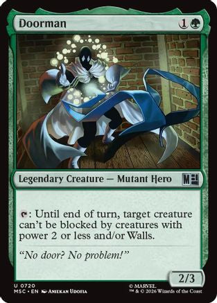 Doorman  [Foil]  (MSC-720) - [Commander: Marvel Super Heroes]